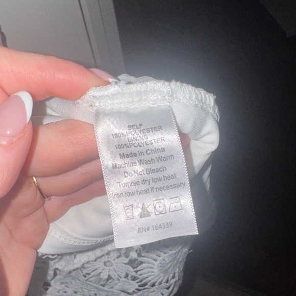 Petal & Pup White Floral Lace Dress - Picture 6 of 7